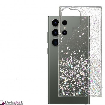 Silikoninis dėklas 2.0 mm storio - su blizgučiais (Samsung S23 Ultra) Silikoninis dėklas 2.0 mm storio - su blizgučiais (Samsung S23 Ultra)